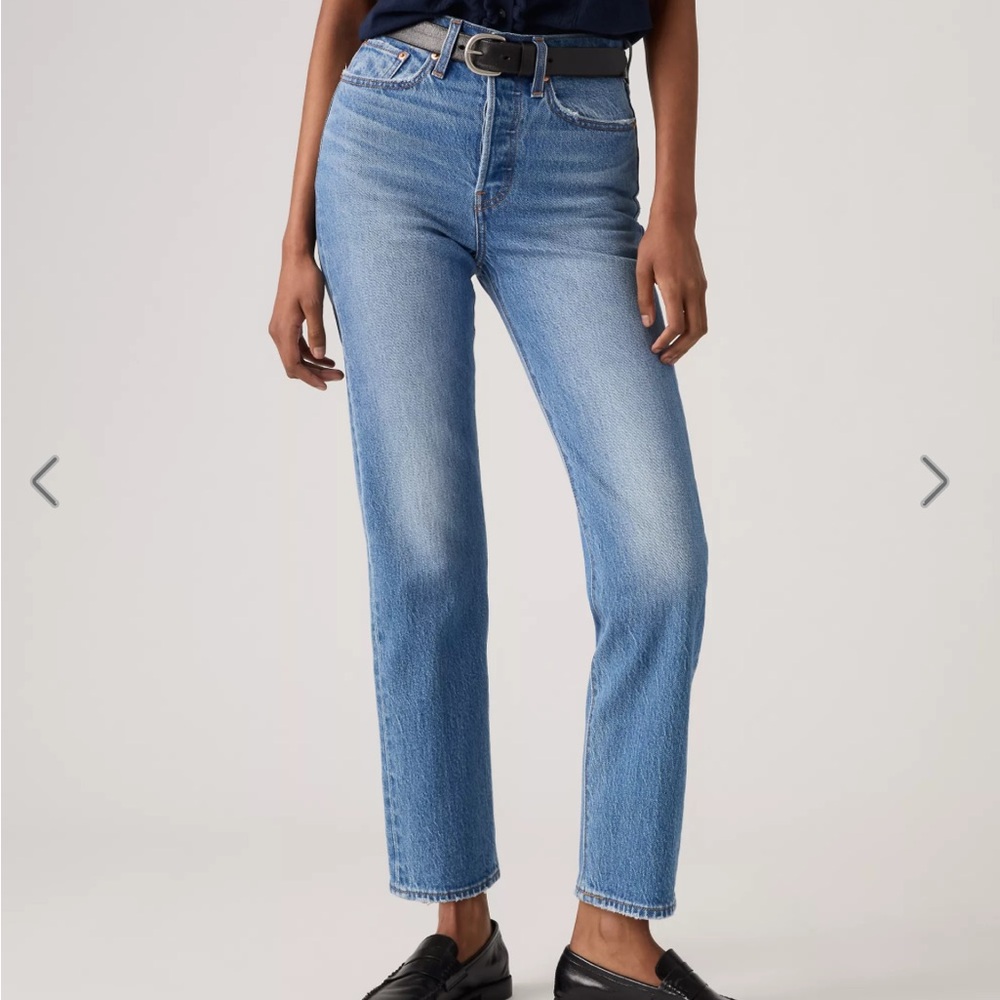 Levi's Light Blue Women's Wedgie Straight Ankle Jeans